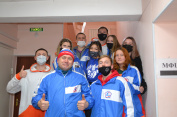В преддверии Дня российского студенчества студенты алтайских ВУЗов участвуют в акции "Снежный десант"