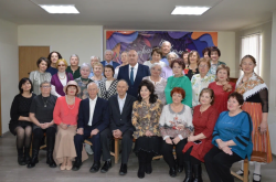 В Октябрьском районе прошла праздничная встреча с представительницами Союза пенсионеров