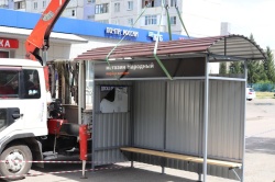 В Ленинском районе установлен новый остановочный павильон по просьбе жителей