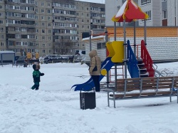 В Ленинском районе торжественно открыли сквер на ул.Гущина, 171а